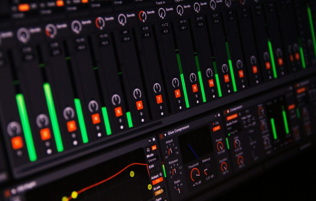 Mixer van producer programma